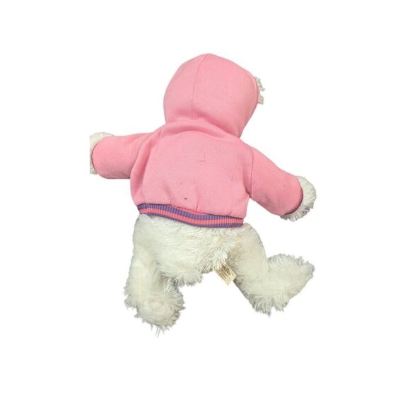 Dan Dee  Teddy Bear With Pink Hoodie plush stuffed animal toy  Love - Picture 6 of 10